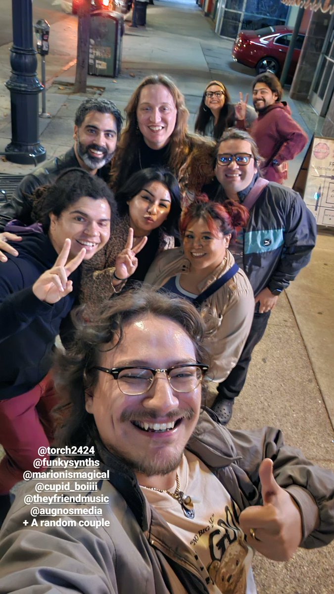 Extremely grateful to have found a group of creative people that I could dance with and make music with. Also shouts out to the random couple in the back that posed with us lol