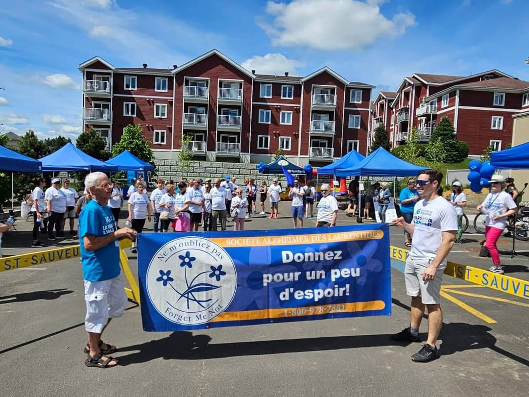 SALaurentides's tweet photo. #MarchepourlalzheimerIG 
Saint-Sauveur https://t.co/Xmr0AhVMyW