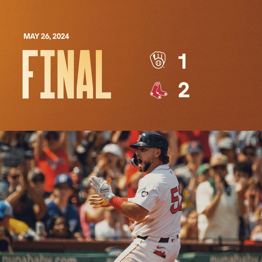 RedSox's tweet image. Finishing the series strong. 

📝 bit.ly/4byt1vm