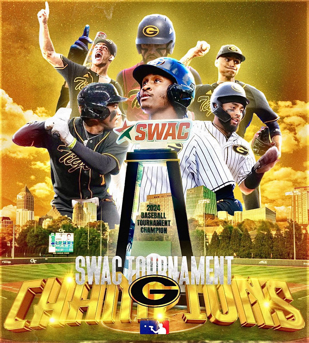 2024 SWAC baseball ⚾️ Champs‼️ HELL BABY, WE GRAMBLING‼️ #gramfam