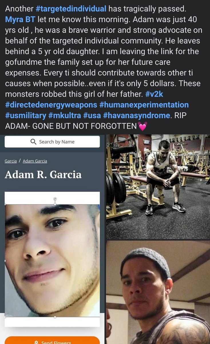 Rest in peace #TargetedIndividual Adam Garcia @RepWilson what is a gentleman?? #TJvGarland #STOP702 #StopCopCity #OrganizedStalking #HavanaSyndrome