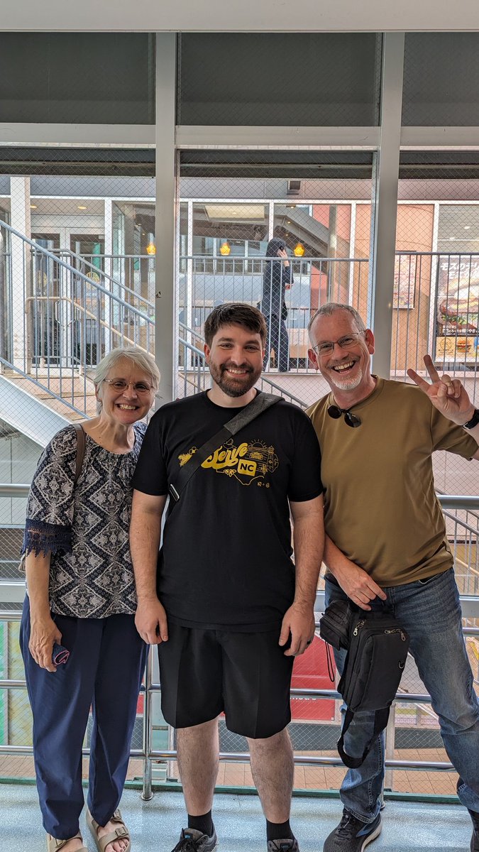 DerekT07's tweet photo. We've had a whirlwind of activity in our first few days here! One highlight is getting to spend some time with John and Susan Edwards, the missionaries I lived with back when I was here in 2017. It was so good to see them again and catch up! https://t.co/UwThrGRp0p