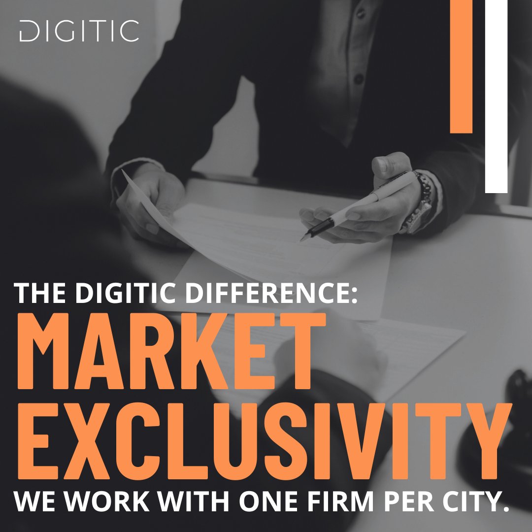 DigiticSEO's tweet image. Loyalty is at DIGITIC's core. Partnering with us means you're our top priority. We exclusively work with one law firm per market. #DIGITIC #SEO #Law #Legal
