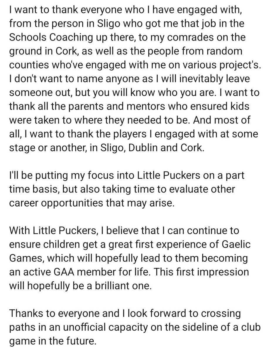 Cork GDC Colm Crowley tweet media