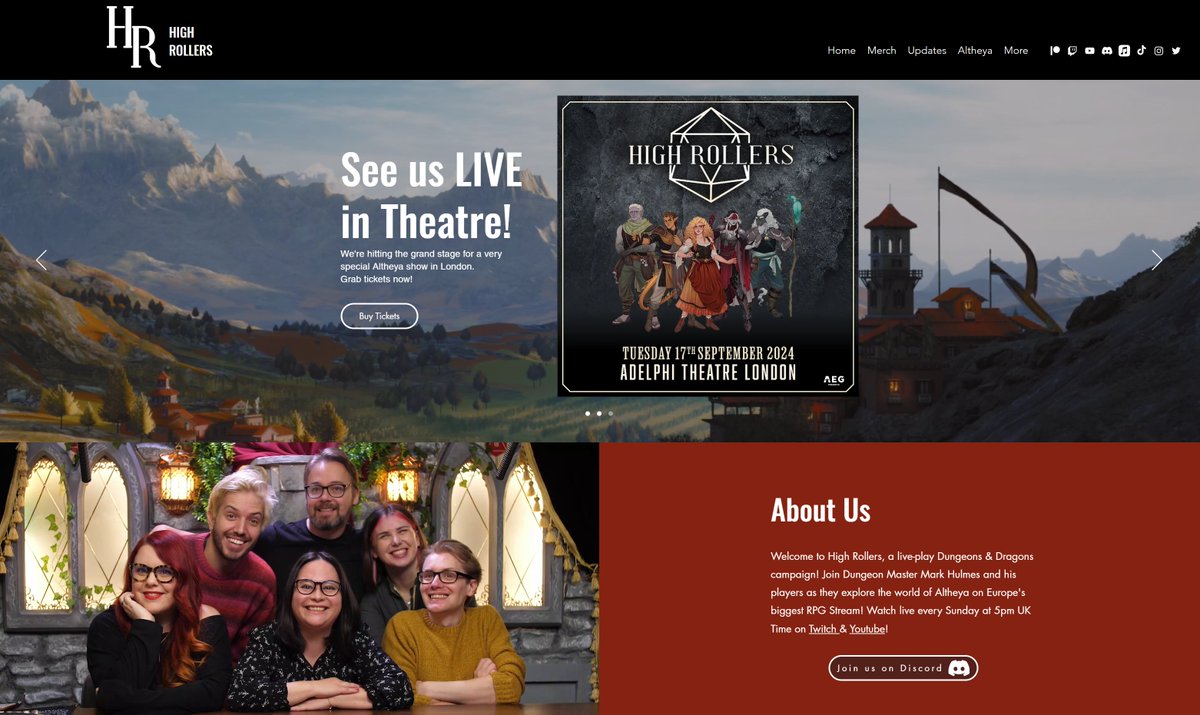 MaraHolmes_'s tweet photo. After 8(?) odd years, we finally have a High Rollers website! https://t.co/LRhNIedQ4B! 😂

We've also updated our approach to fanart and other fan projects in order to support people selling and sharing it with fellow fans! 😀 (Check our fan content policy for full details) https://t.co/N4gH1Oqklx