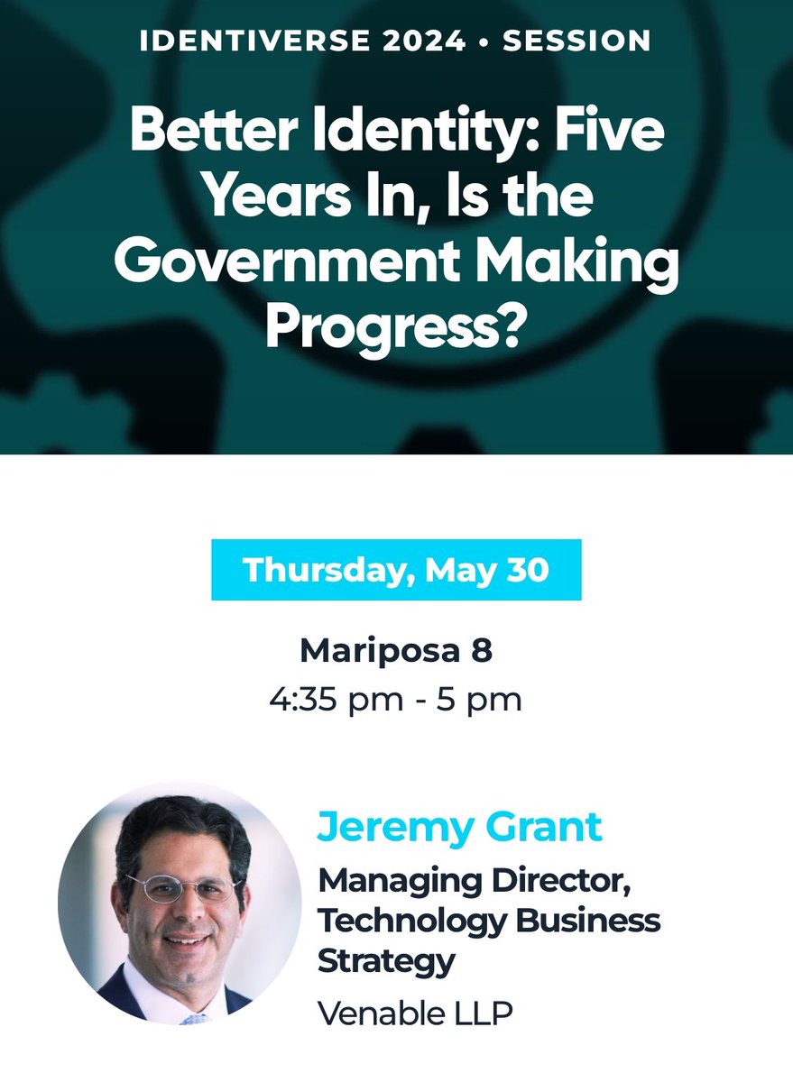 Heading to @Identiverse? Our coordinator @jgrantindc will be speaking Thursday about our recently updated Blueprint for Policymakers - including a report card that: 😁 measures how well the US is doing & 🫤 outlines how far we still have to go