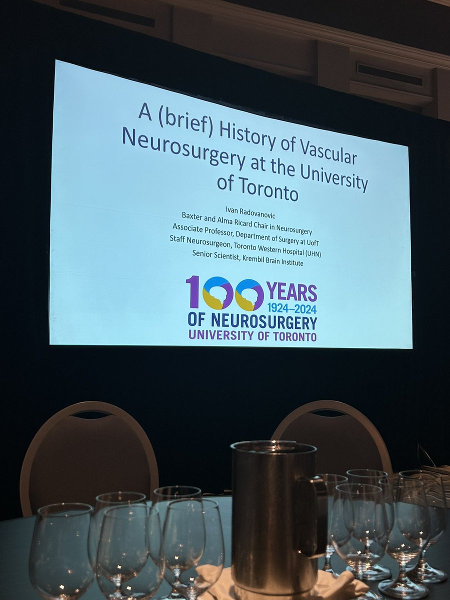 100 years University of Toronto @UofTNeuroSurge / #inspirador. 100 years of neurosurgery -University of Toronto .
