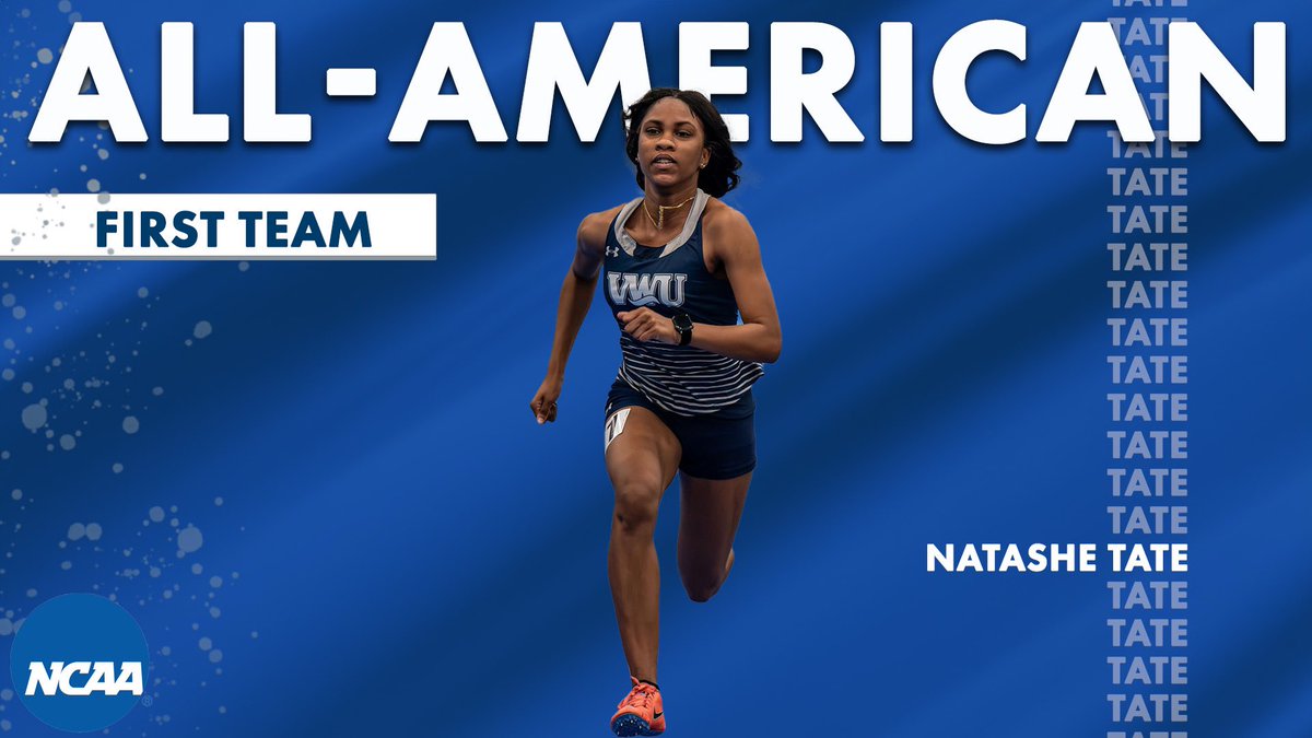 ‼️ALL-AMERICAN‼️ With her seventh place finish at Nationals in the 100-Meter Dash Natashe Tate becomes the second All-American ever for the Virginia Wesleyan Women’s Track and Field Team! Congratulations Natashe Tate! #AllAmerican // #History // #TrackandField