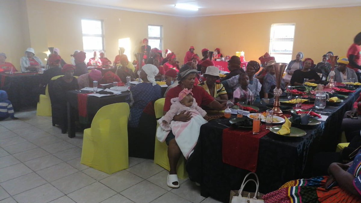 🔺Road To Victory🔺 In Pictures| Elders of the community in Maquassi Hills Local Municipality came together to illustrate their decisiveness and support for EFF ahead of the #VoteEFF29May2024! Grannies declared blessings and support, let’s go!