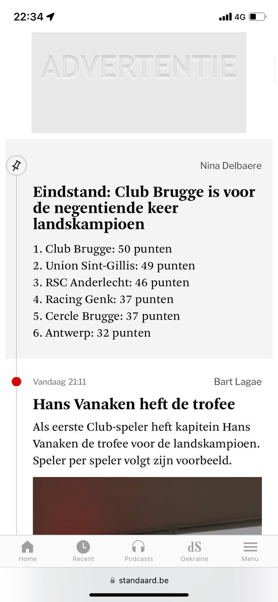 Jefdegroote's tweet photo. @destandaard  Jullie durven zich uiten als de kwaliteitskrant? https://t.co/OramrmqiVI