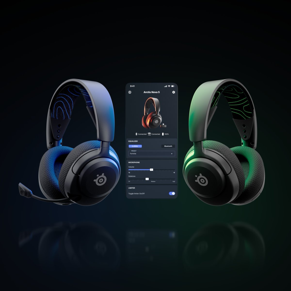 so... the SteelSeries Companion app is LIVE pair with the Arctis Nova 5 Wireless to bring any preset to console 🎮 📲 iOS steelseri.es/mwd 📲 Google Play steelseri.es/ukh