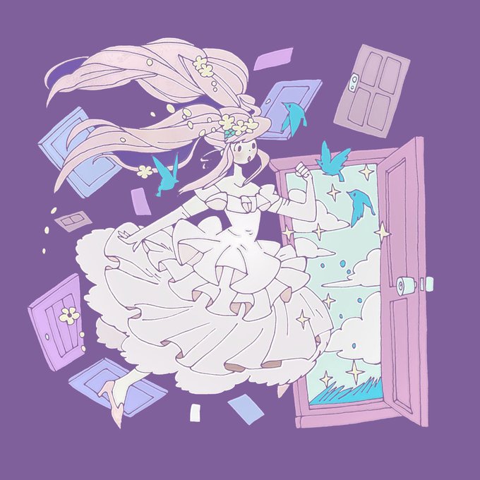 「dress purple background」 illustration images(Latest)