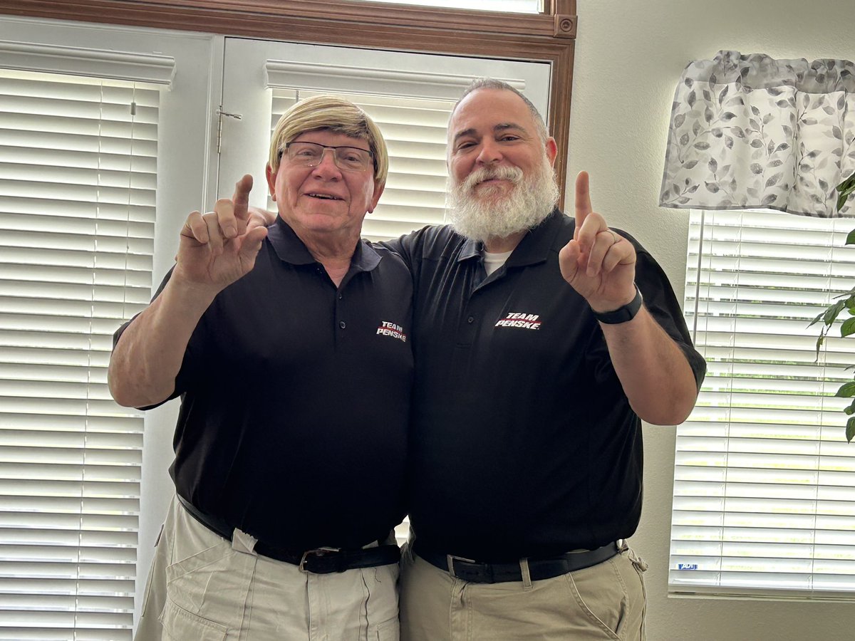 My annual Indy 500 photo with my dad! #teampenske, #indycar #nbcsports
