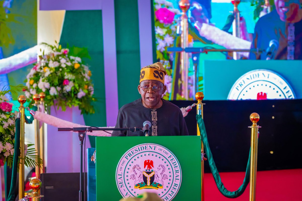 President Tinubu declares today a bragging day President Bola Tinubu was palpably happy and filled with pride Sunday at the ceremony in Lagos to flag off the construction of the 700km Lagos-Calabar Coastal Highway. The man who had the vision to tame the Atlantic and spring