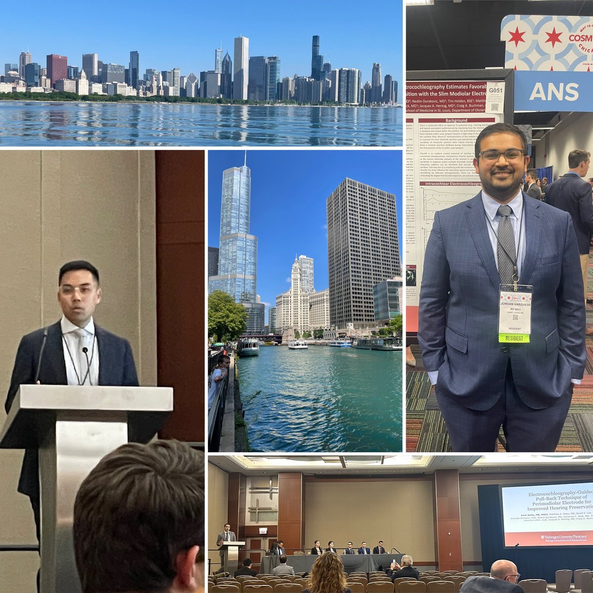 Proud of our @WUSTL_ENT residents (…and future neurotologists) for their presentations at last week’s @__COSM @ANSneurotology Amit Walia (PGY-4) David Lee (PGY-3) Jordan Varghese (T-32)
