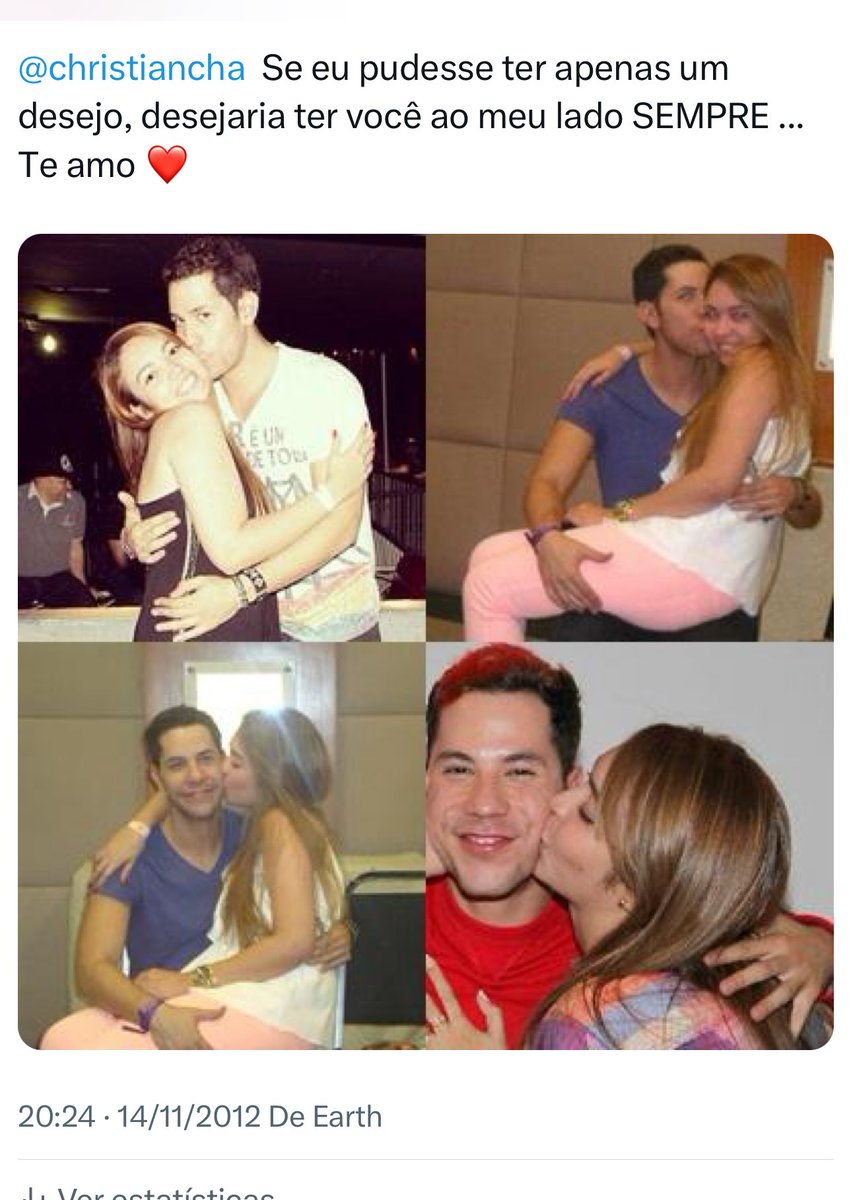 luupuente's tweet photo. @christiancha O ANO ERA 2012 E EM 2024 SIGO COM O MESMO DESEJO. TE AMO 🩷 https://t.co/QJsJtjVYsM