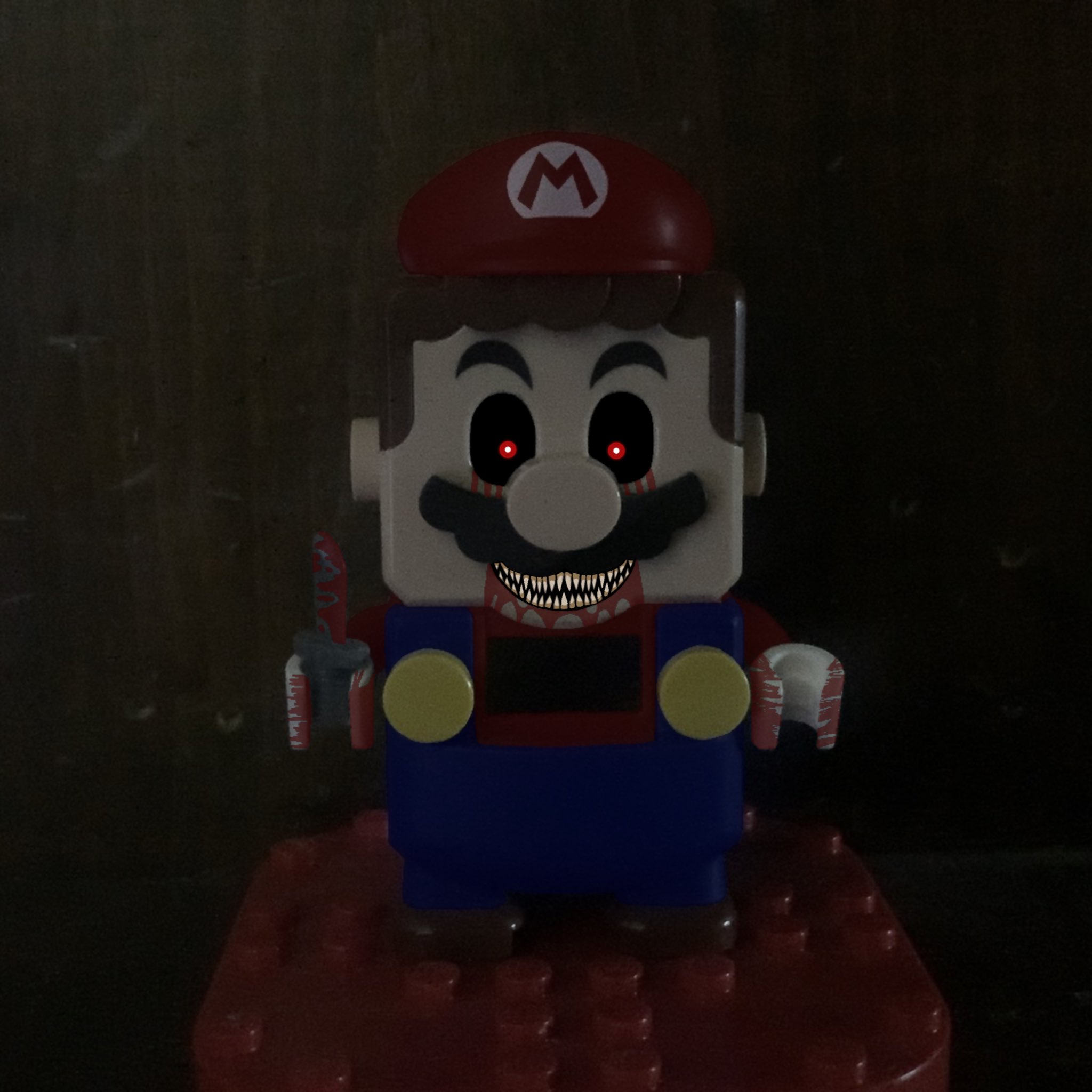 Stupid LEGO FNF Stop Motions on X LEGO Mario.EXE Super Horror Mario V2 Horror Mario by bernkastelcat sorry for forgetting to credit you in the last Horror Mario post from August 2023 Mario s