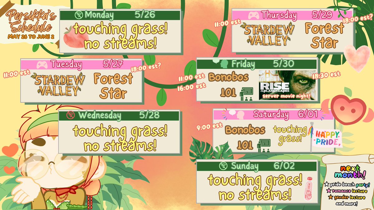 SikkaSapient's tweet photo. 「MAY 26, 2024 to JUNE 02, 2024」
➳ https://t.co/EZ23swtp7f
➳ https://t.co/HaoEYN9YbY
┊ ┊ ⋆˚ #Vtuber #PNGtuber #VtuberUprising #VtuberEN #educationalstream #educationalvtuber #PersikkaArts https://t.co/YpgO2tx3Qb