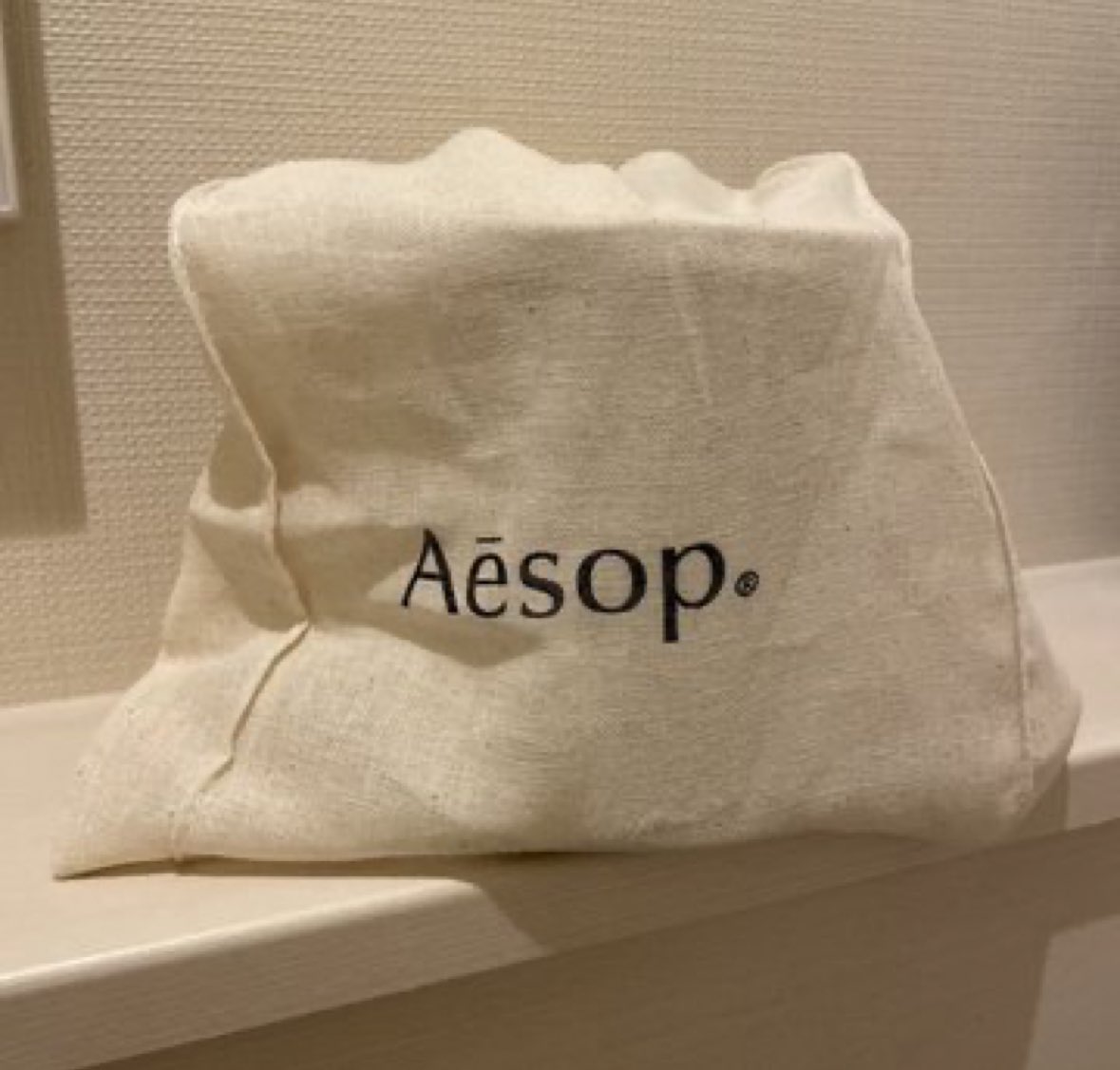 Aesop店員さんに教えてもらった「部屋をお店の香りにする方法」最高すぎ。❶ショッパー袋に香水をシュッする❷好きな所に引っ掛ける❸ペーパー入れてトイレに置く。これだけでお洒落なイソップ空間が爆誕する…！遊びにきた友だちも「いい匂いすぎるからすぐやる」ってマネしてた。実は店内の香りって