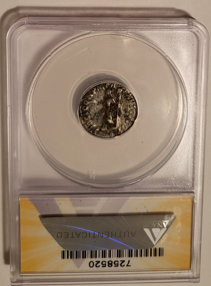 **Coin of the Day**
Roman Empire Commodus (emperor, AD 177-192) Silver Denarius - Rome Mint AD 189-191 VF30 ANACS

Always FREE Domestic Shipping! talosnumismatics.com

#coins #coincollecting #romanempire #silvercoins #gradedcoins #certifiedcoins