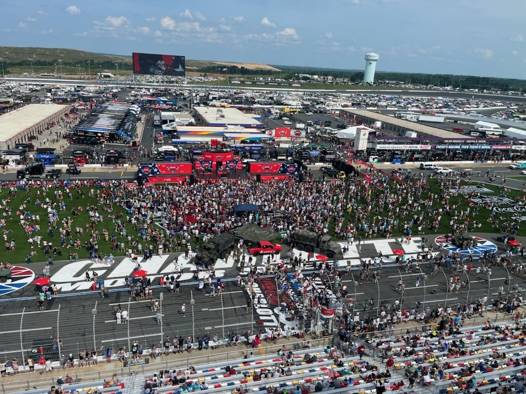 What a scene @CLTMotorSpdwy! #NASCAR #CocaCola600 #MemorialDayWeekend