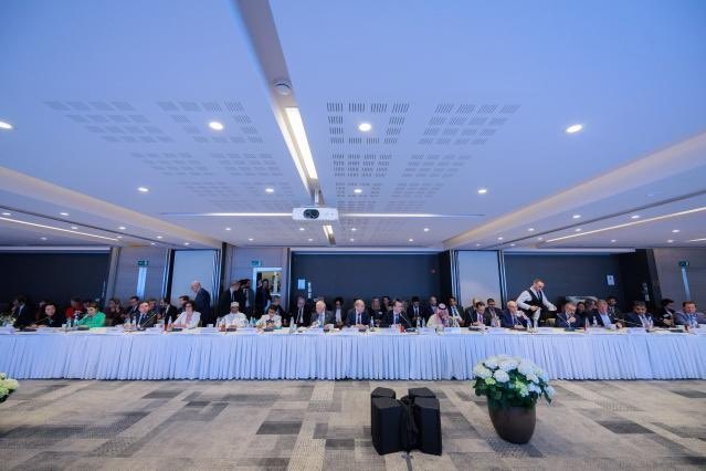 Odobes1Luminita's tweet image. Many thanks to our partners #KSA🇸🇦 and #Norway🇳🇴 for organizing the ministerial meeting on Efforts to implement #2SS, including the question of recognition. Hope our exchanges will constitute a step forward for lasting peace in the #MiddleEast.