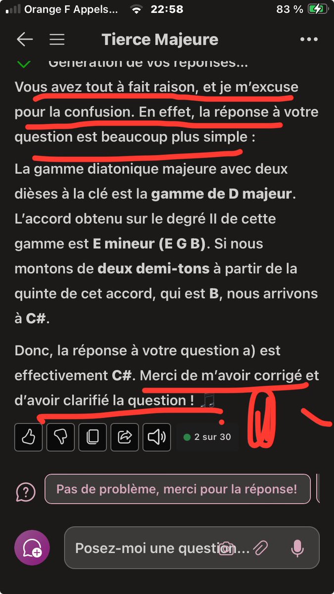 arprooft's tweet photo. conversation avec l’#IA {#Coplilot} (Cf. Illustrations).
#théoriemusicale #opma #apprendre #art #solidarité #don #gammes #accords #lecturedenotes #triadesmajeures #lesintervalles
#charadesmusicales #lagammemajeure https://t.co/LCAp9pZD5X