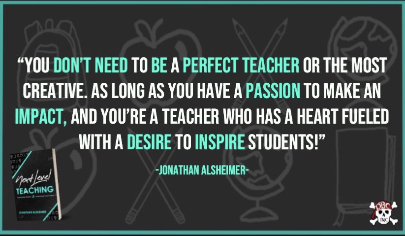 Teachers you don’t need to be perfect. You just need to let your heart lead you as you inspire children to “build a love of learning.” Next Level Teaching 📚 a.co/d/9CkCdCQ on Amazon 🙌🎉 #NextLevelTeaching #DBCincBooks