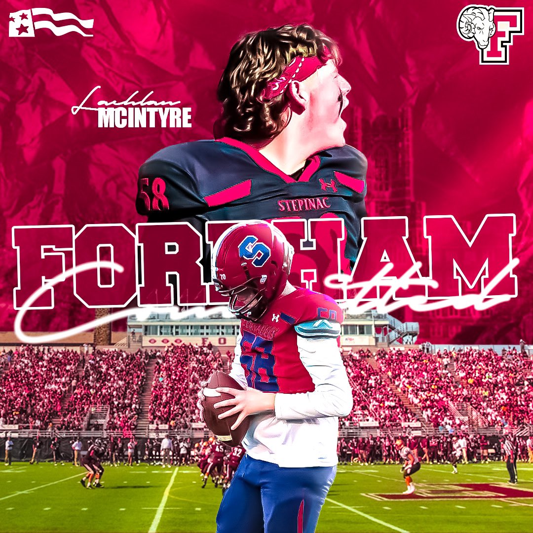 Exited to announce my commitment to Fordham University. Would like to thank my coaches and family, let’s get to work!!
<a href="/StepinacSports/">Stepinac Athletics</a>
<a href="/specialteamsNY/">All American Special Teams Academy</a>
<a href="/Coach_DiRi/">Andrew DiRienzo</a>
<a href="/lohudsports/">lohud sports</a>
<a href="/KDJmedia1/">Kevin Devaney Jr.</a>