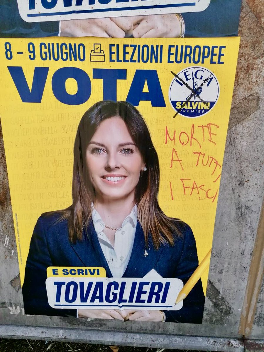 Una minaccia al giorno o quasi… Una bella dimostrazione di ignoranza e odio politico direttamente da Castronno, provincia di Varese 😓 Ma cosa pensano di dimostrare?