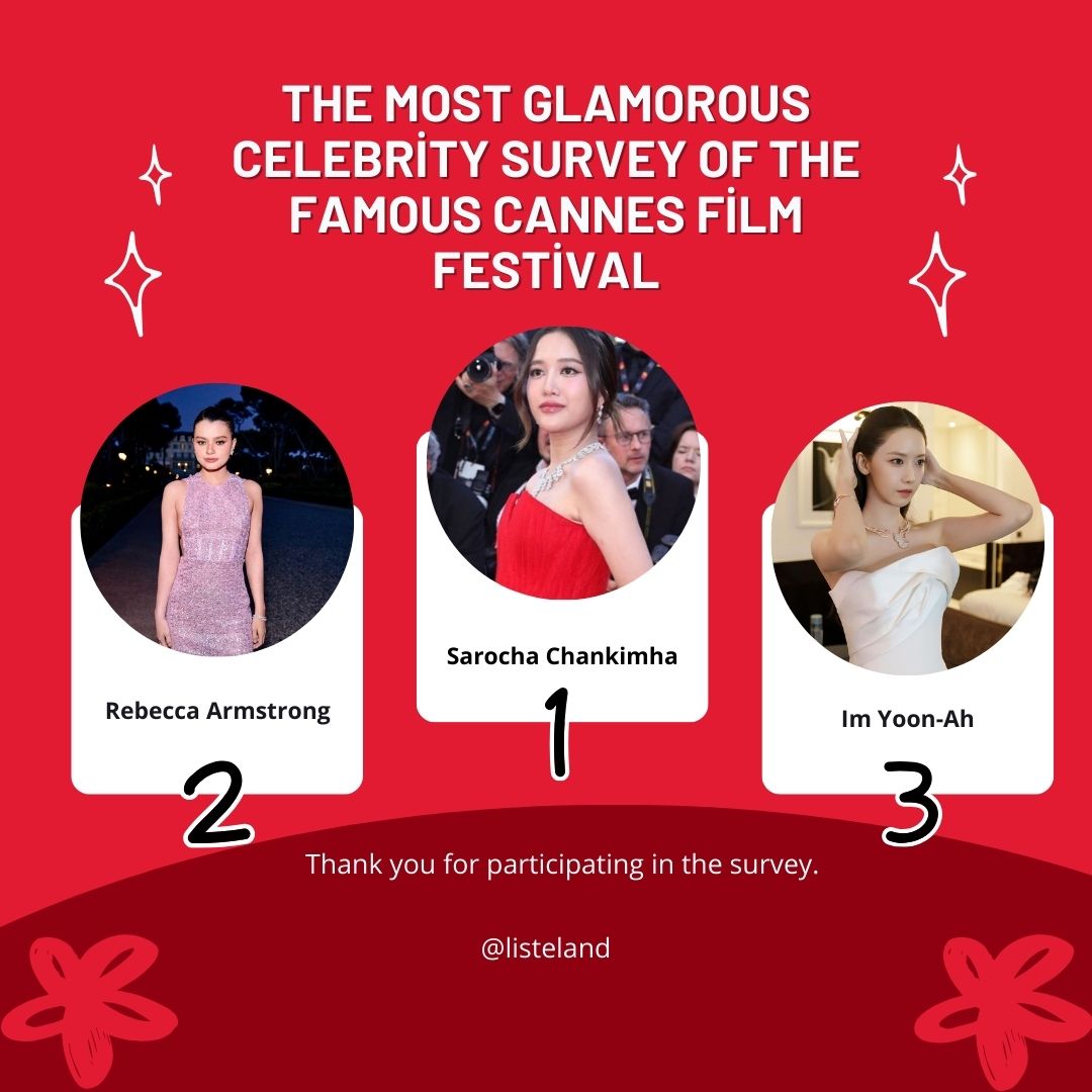 Our celebrity <a href="/srchafreen/">P'freen (real)</a>, who won the survey of Which Celebrity Was the Most Flashy Celebrity of the Cannes Film Festival
#srchafreen #FreenSarocha #SarochaChankimha
