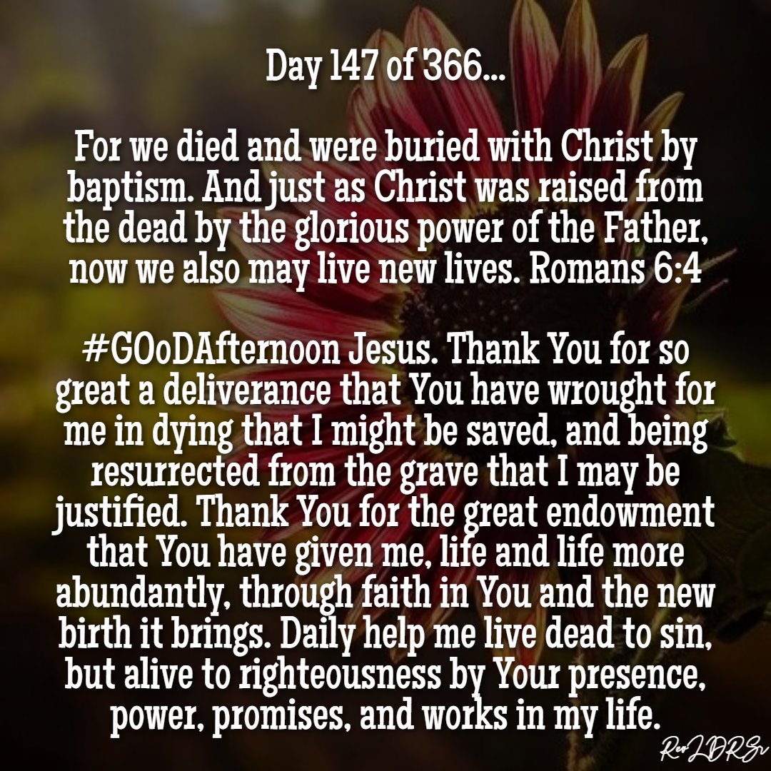 You are wanted DEAD and ALIVE, dead to sin, but alive to Christ, that you may show forth HIS praise for HIS amazing saving grace, and that you may draw others to HIM by the Spirit's witness in your new life in HIM.