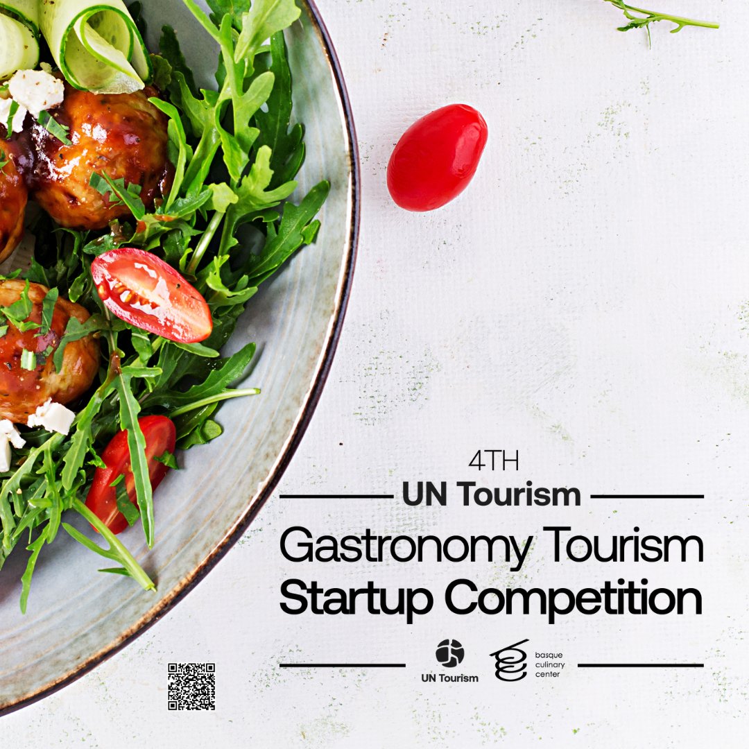 📢 Calling all innovators! The 4th Gastronomy in Tourism startup competition is open for applications. This is a unique opportunity to showcase your innovative ideas. Apply now and make a difference! 🍽️🌍 #UNTourism #GastronomyInTourism #StartupCompetition i.mtr.cool/yklwvnvvkv