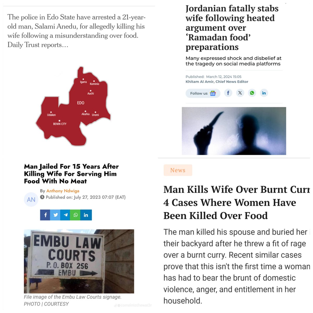 ask_aubry's tweet photo. Women murdered over food. https://t.co/ISVmd8ivRW