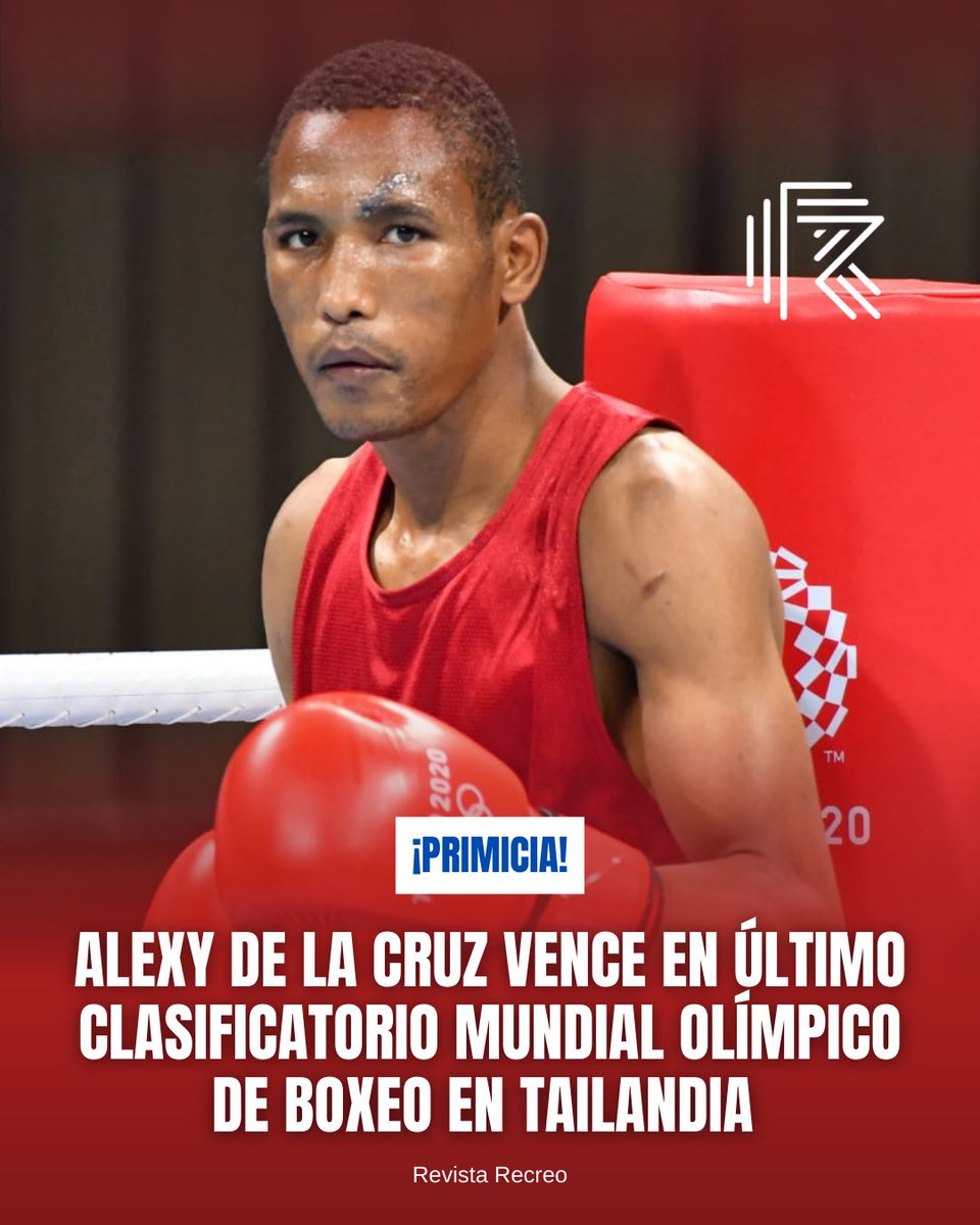 revrecreo's tweet photo. 🌟¡GRAN NOTICIA!🥊🇩🇴Nuestro #boxeador Alexy de la Cruz logra una victoria impresionante al vencer a Jose Diaz con un contundente 5 a 0 en la categoría Men’s 63.5 kg en el Último #Clasificatorio Mundial Olímpico de Tailandia. ¡Felicidades, Alexy! Orgullo para todos.👏🥇 #RD #boxeo https://t.co/BLqVAXj5EQ