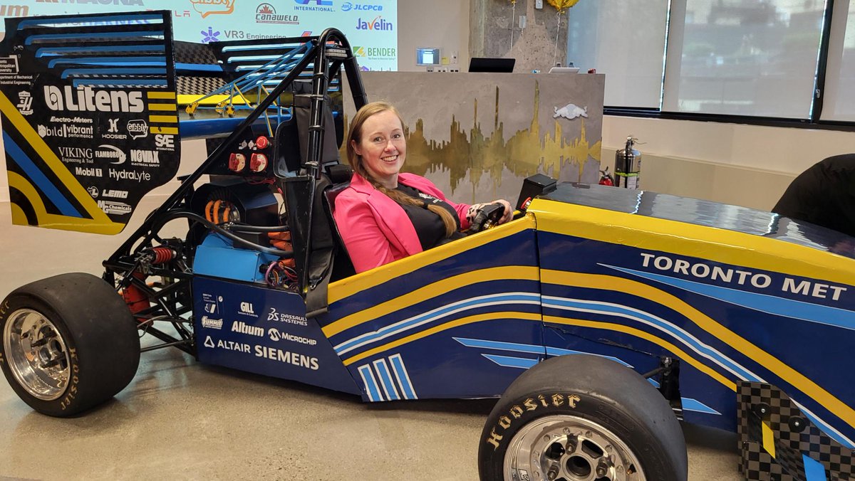 Just got a glimpse of <a href="/TMFormulaRacing/">TorontoMet Formula Racing</a>'s new car! This team was one of the most pivotal moments in my career. Grateful to be part of their journey and excited that <a href="/GibblyCo/">Gibbly - Your Lesson & Gamified Quiz Generator</a> is among the incredible companies sponsoring them. Best of luck, team! <a href="/TorontoMet/">Toronto Metropolitan University</a> #fsae #fsaemichigan