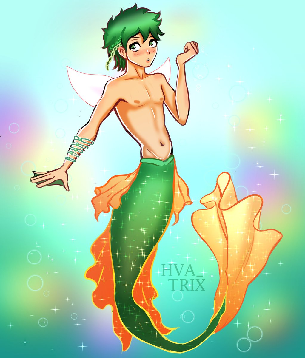 ⋆☆* Mer-fairy Deku *☆⋆
Winx club mermaid inspired