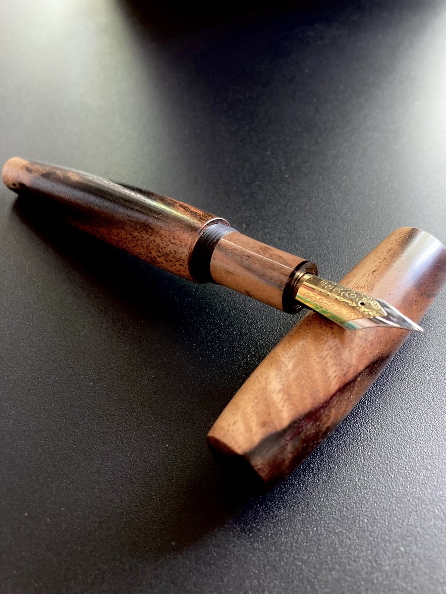 美品】アリナペンメーカー 木軸 スマッシュ 黒柿 レア ALINA penmaker