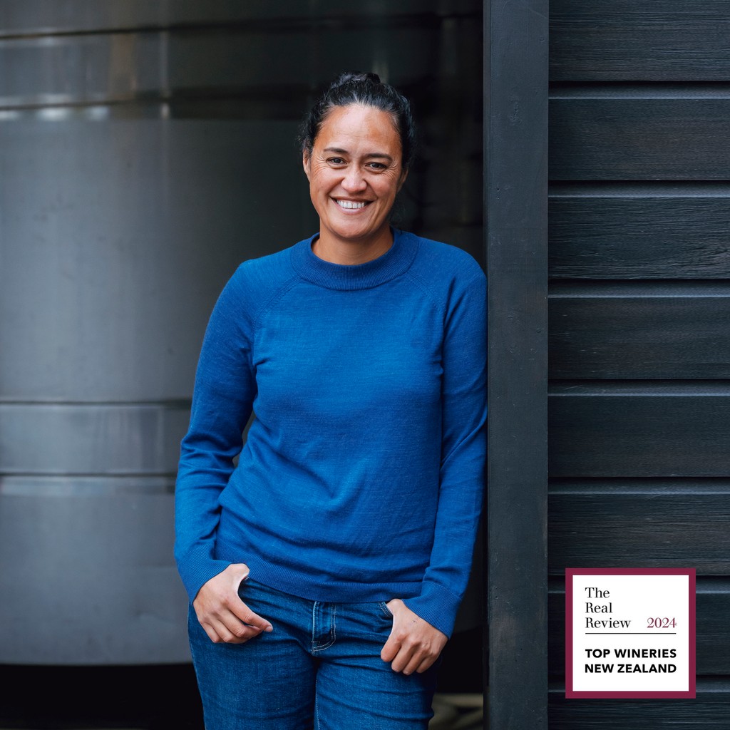 We couldn't be luckier than to have Richelle heading up our winemaking team. This picture was taken at the tail end of harvest, following back to back (to back) 12 hour shifts & 2am alarm clocks... yet, she's still smiling!⁠
⁠
#topwineriesnewzealand #womeninwine @TheRealRvw