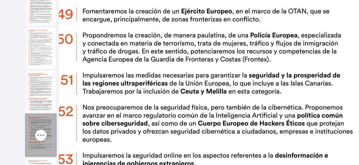 Nosotros no tenemos complejos y, como parte de nuestro programa político en @CiudadanosCs, hemos destacado nuestra postura en relación con #Melilla y #Ceuta en el ámbito europeo. Las políticas no se evalúan por sus intenciones, sino por los hechos.Medida 51 @jordi_canyas.Vota C's