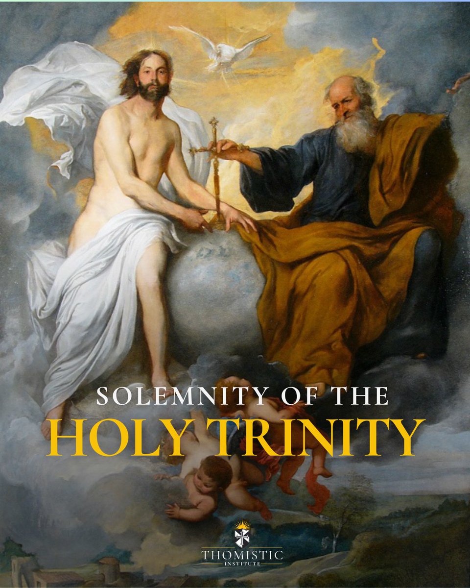 ZippytheUnicorn's tweet image. ✝️ THE SOLEMNITY OF THE MOST HOLY TRINITY ✝️

"Glory to the Father, the Son, and the Holy Spirit; to God who is, who was, and who is to come."

-Revelation 1:8

#MostHolyTrinity 

#ThreeInOne

ewtn.com/catholicism/se…