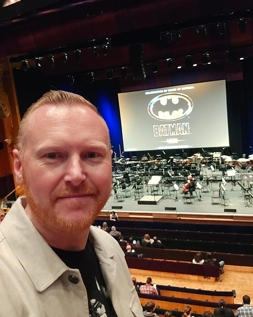 Tonight i got to go and experience Batman 1989 in concert with orchestra.

Last time I saw this on the Big screen was 35 years ago and saw twice in one day, I was only 10! 

absolutely outstanding,  the orchestra was incredible and the wholle experience revived old memories and