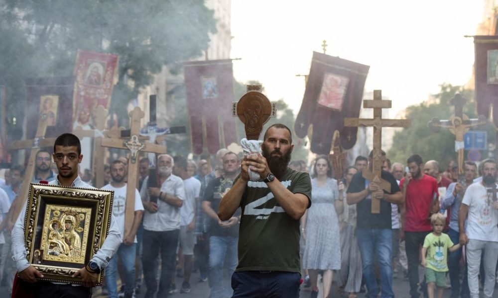 a_westgate's tweet photo. You need to be BASED procession maxxing. You need to be carrying massive crosses. You need to be hoisting massive affirmations that Christ is King. You need to be venerating icons. You need to be remystifying your nation. You need to be making the enemies of Christ concerned. https://t.co/tq54qrPDky