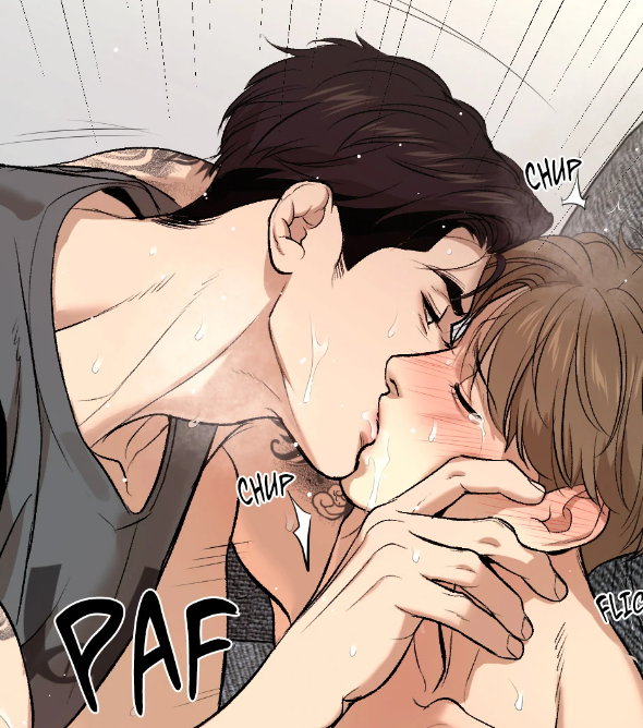 Tefy242's tweet photo. Of all the #Jinx scenes, this one in particular is among my favorites. After a kiss, jk ended up with this satisfied look on his face, and if he had had a competition the next day, he would have won without a doubt. Hehehe 😌 https://t.co/AOWFCCr5dE