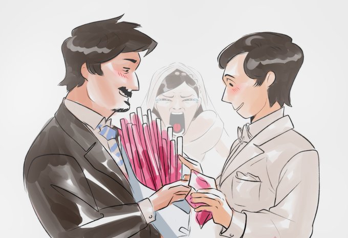 「bowtie wedding」 illustration images(Latest)