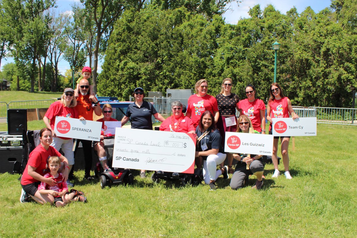 Une cause qui me tient particulièrement à cœur, la marche annuel pour SP Canada pour la région de Laval ( Sclérose en plaques) . Montant amassé 75000$❤️#Sclérose en plaques Canada #laval #marche