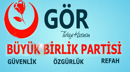 Türkiye'ye Büyük Birlik Şart.

#BüyükBirlikPartisi
@Mustafa_Destici