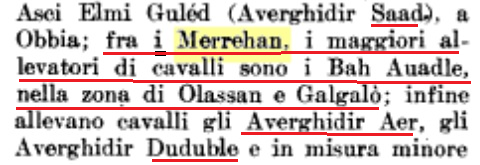 Marehan, the largest horse breeders are the Bah Hawadle -Reer Diini, in the area of ​​Olassan and Galgacyo.
This book described something that is not as great in size, amount and less importance were Sacad -Habargidir, Ceyr -Habargidir and Dububle. SOURCE: google.com/books/edition/…