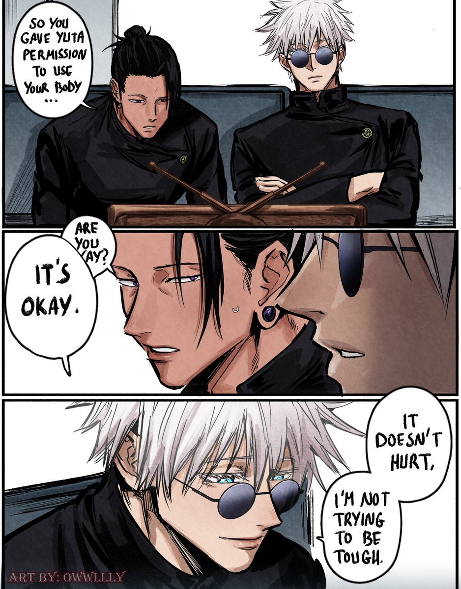 OwwlllY's tweet image. the same as you&amp;lt;3 #satosugu #JujutsuKaisen