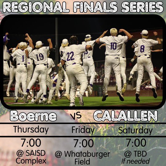 Regional finals are set!